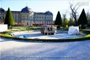 Felsenbrunnen im suedl. Hofgarten der Residenz wird seit Januar 2025 renoviert